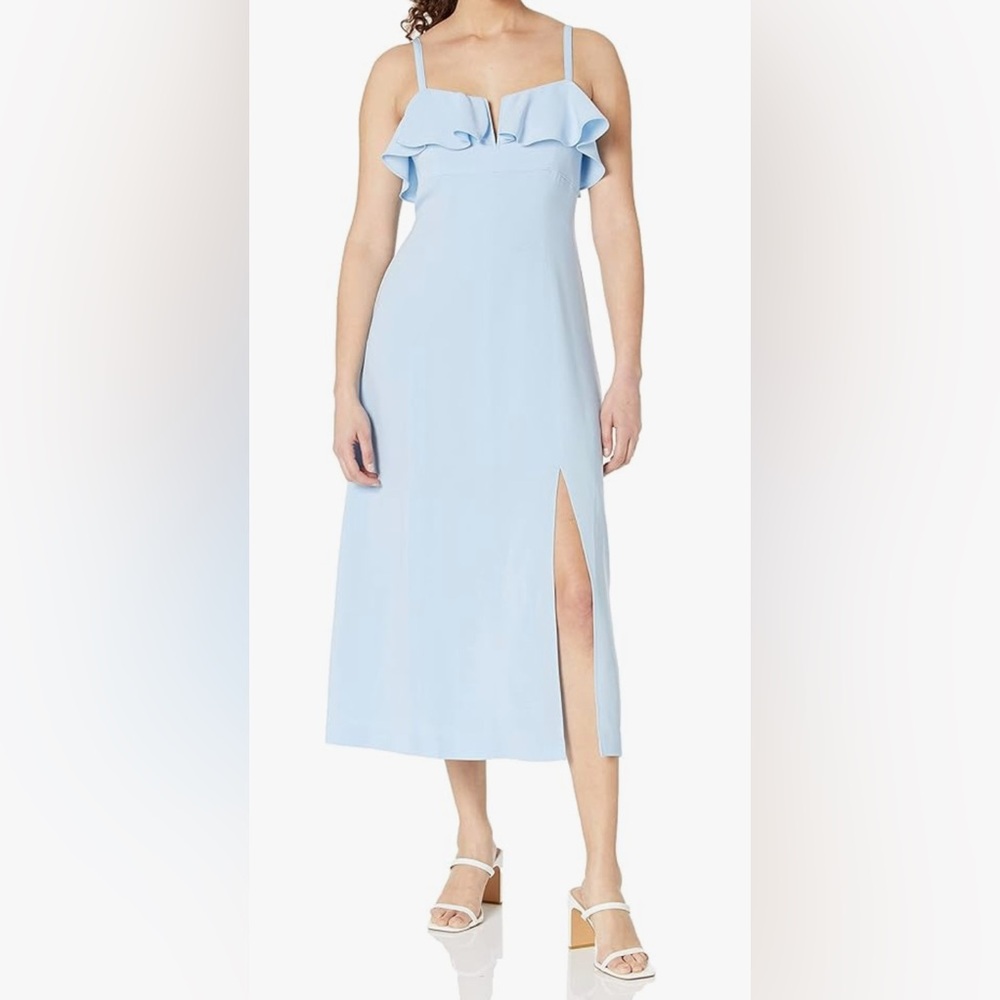 Cinq à Sept Karrie Light Blue Midi Dress